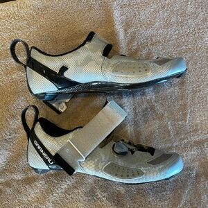 Louis Garneau Ergo Air Tri Shoes, Silver, 10.5 US, 44.5 Eur